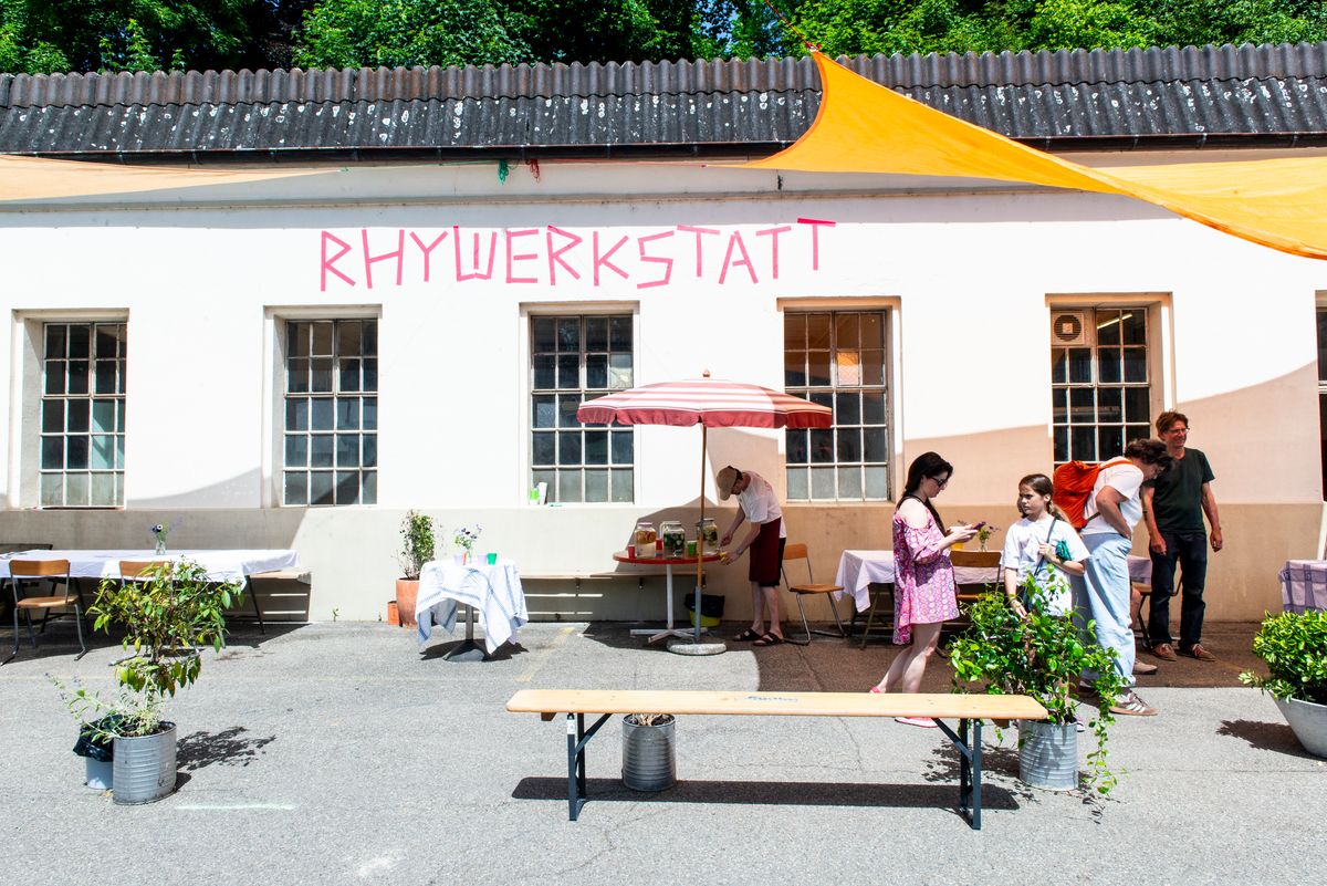 Werkstatt-Areal am Rhein