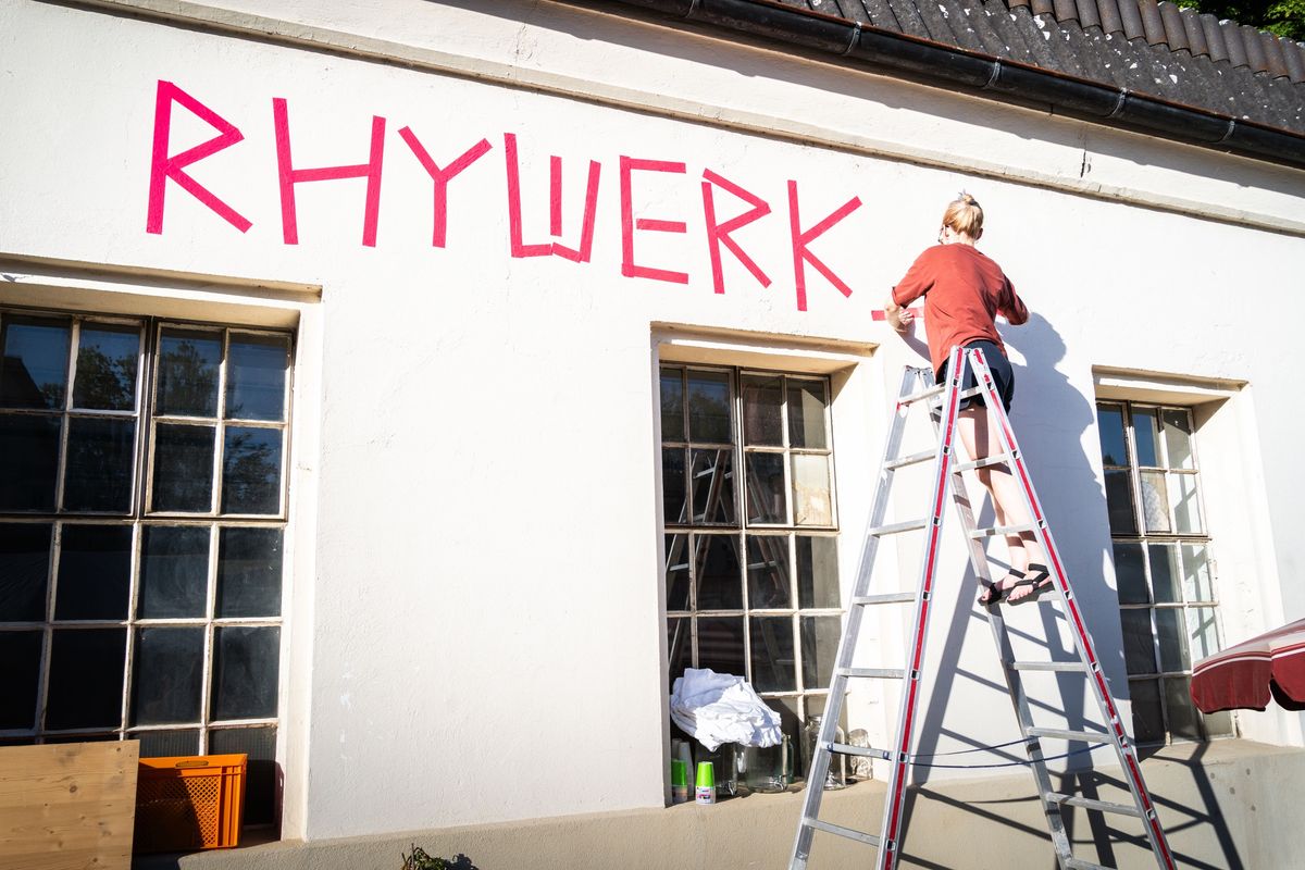 Werkstatt-Areal am Rhein
